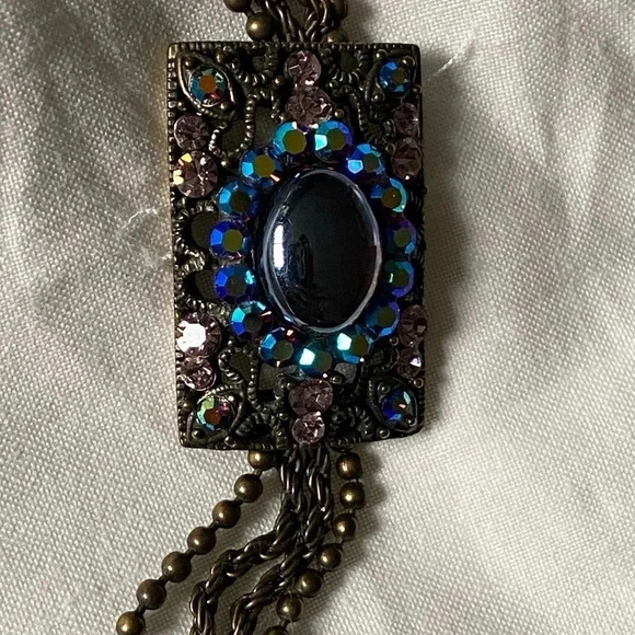 Bronze Lariat Necklace - Picture 2 of 3